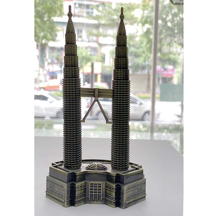 Quà lưu niệm Mô hình tháp đôi Petronas - biểu tượng của Malaysia