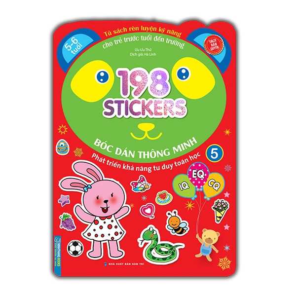 198 Sticker - Bóc Dán Hình Thông Minh Phát Triển Khả Năng Tư Duy Toán Học IQ EQ CQ - 5-6 Tuổi - Quyển 5