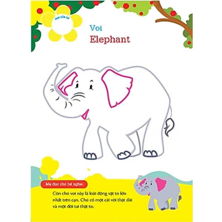 Ong Làm Hoạ Sĩ - Bé Tô Màu Theo Chủ Đề - Động Vật Trong Rừng - Ảnh 3