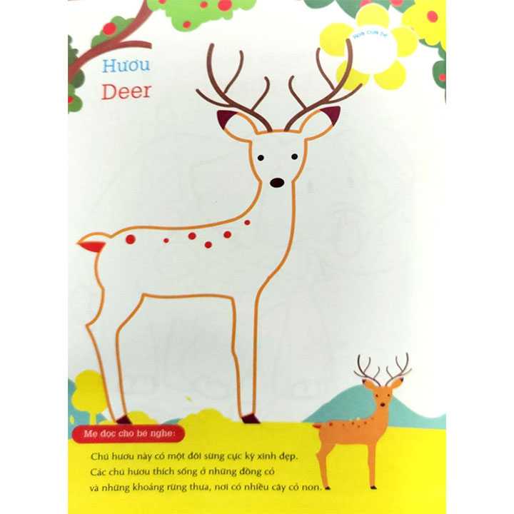 Ong Làm Hoạ Sĩ - Bé Tô Màu Theo Chủ Đề - Động Vật Trong Rừng - Ảnh 4