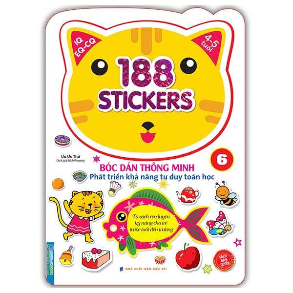 188 Stickers - Bóc Dán Thông Minh Phát Triển Khả Năng Tư Duy Toán Học - 4 - 5 Tuổi - Tập 6