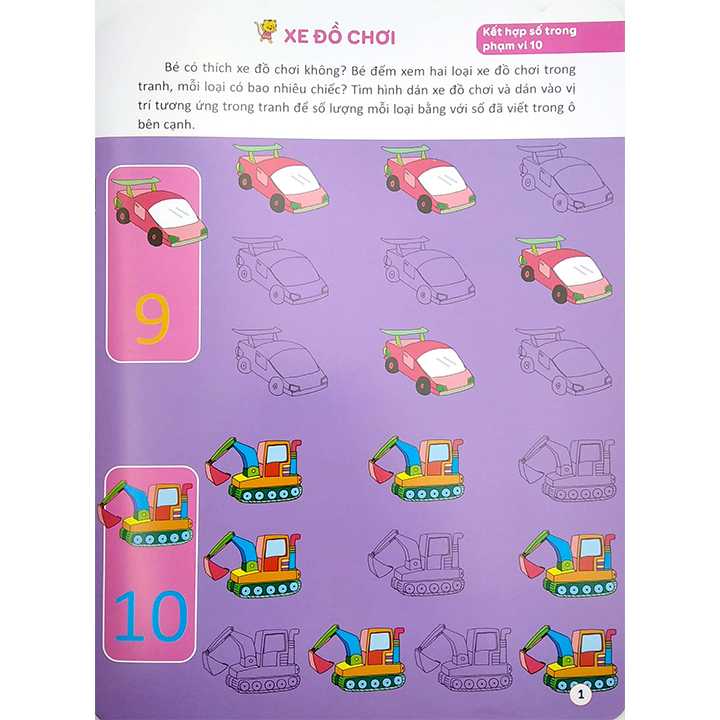 188 Stickers - Bóc Dán Thông Minh Phát Triển Khả Năng Tư Duy Toán Học - 4 - 5 Tuổi - Tập 6 - Ảnh 2