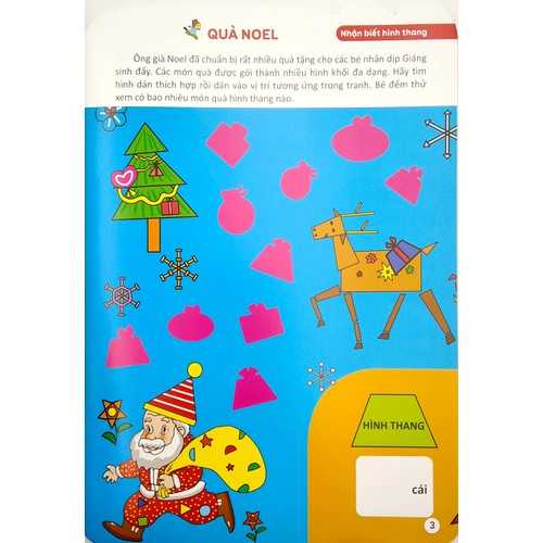 188 Stickers - Bóc Dán Thông Minh Phát Triển Khả Năng Tư Duy Toán Học - 4 - 5 Tuổi - Tập 3 - Ảnh 2