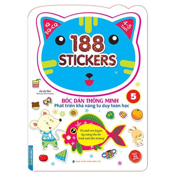 188 Stickers - Bóc Dán Thông Minh Phát Triển Khả Năng Tư Duy Toán Học - 4 - 5 Tuổi - Tập 5 - Ảnh 1