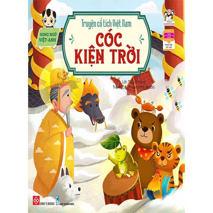 Truyện Cổ Tích Việt Nam Song Ngữ Anh - Việt - Cóc Kiện Trời