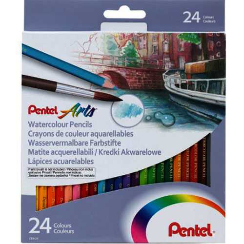 Chì Nước 24 Màu Pentel CB9-24U