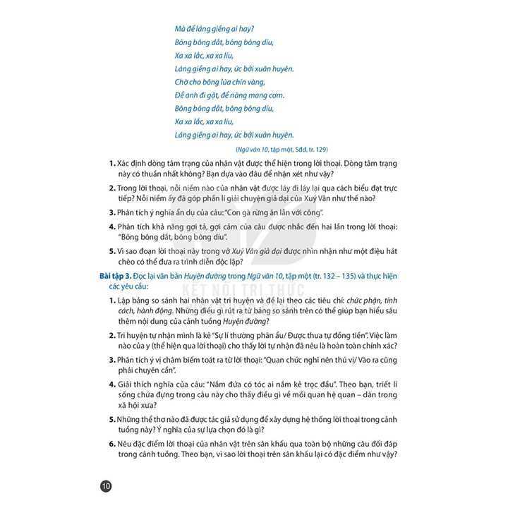 Bài Tập Ngữ Văn 10 Tập 1 - Bộ Kết Nối - Ảnh 3