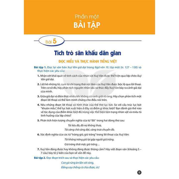 Bài Tập Ngữ Văn 10 Tập 1 - Bộ Kết Nối - Ảnh 2