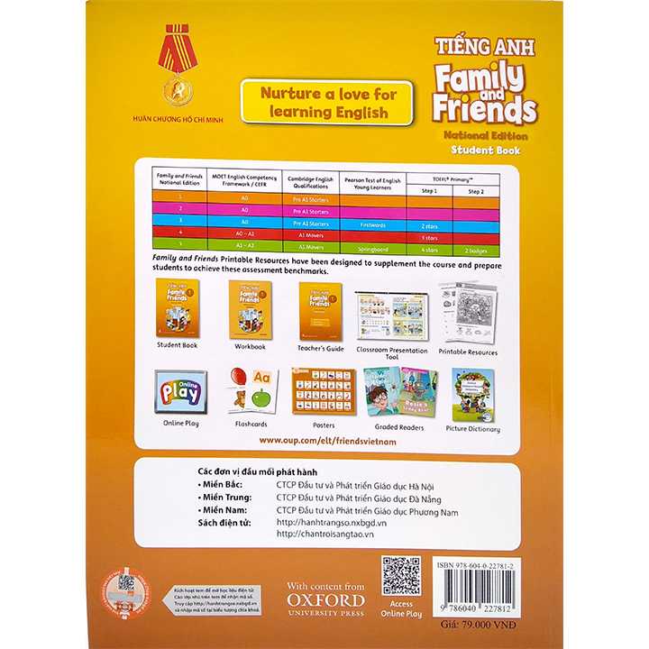 Tiếng Anh 1 - Family And Friends (National Edition) - Student book - Bộ Chân Trời - Ảnh 2