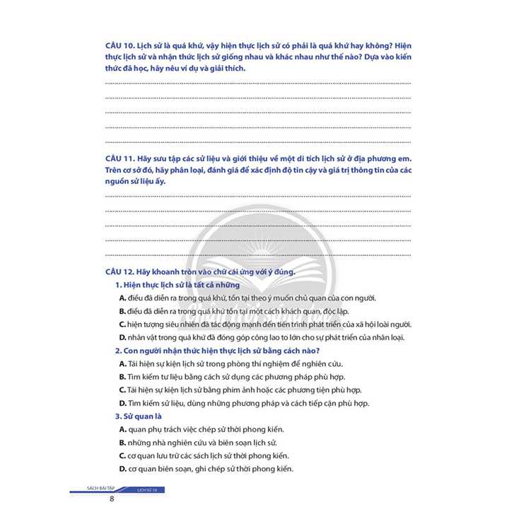Bài Tập Lịch Sử 10 - Bộ Chân Trời - Ảnh 5