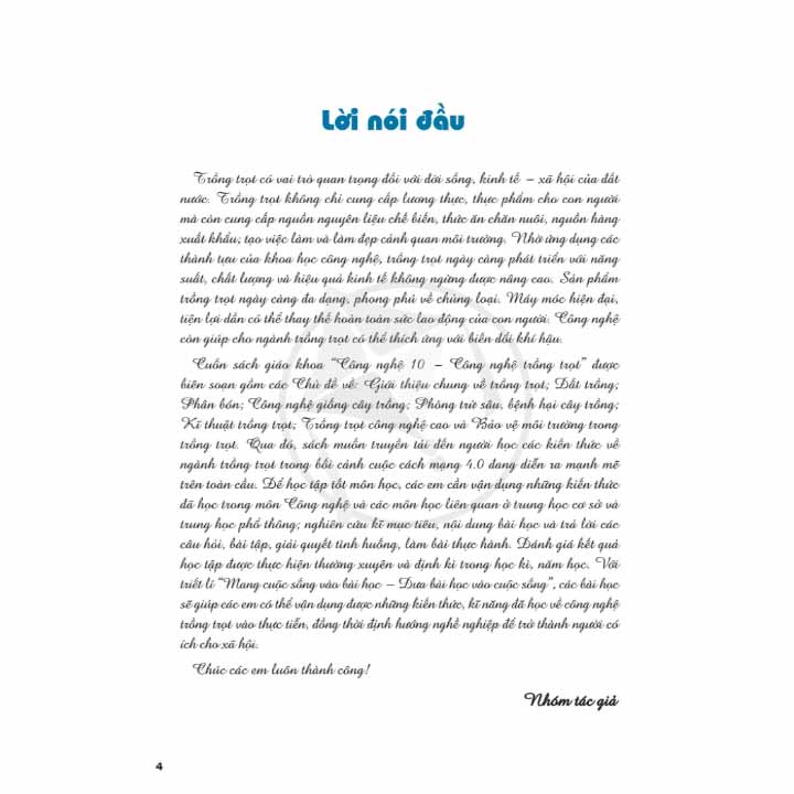 Công Nghệ 10 - Công Nghệ Trồng Trọt - Bộ Cánh Diều - Ảnh 4