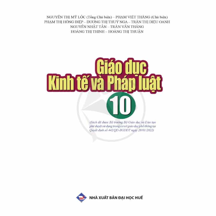 Giáo Dục Kinh Tế Và Pháp Luật 10 - Bộ Cánh Diều - Ảnh 2