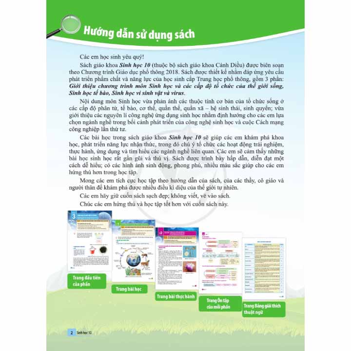 Sinh Học 10 - Bộ Cánh Diều - Ảnh 3