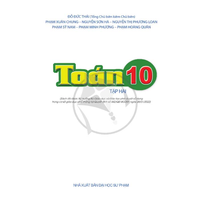 Toán 10 Tập 2 - Bộ Cánh Diều - Ảnh 2