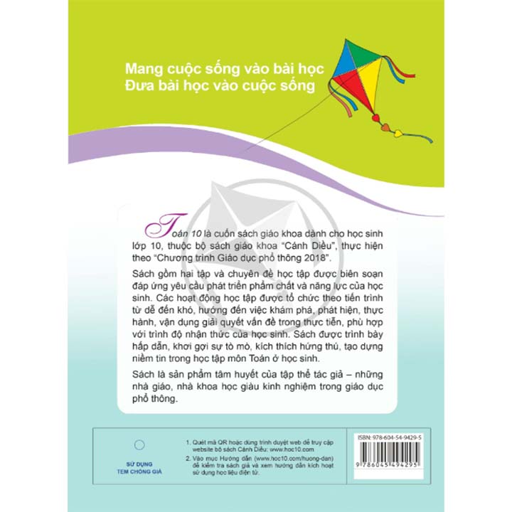 Toán 10 Tập 2 - Bộ Cánh Diều - Ảnh 5