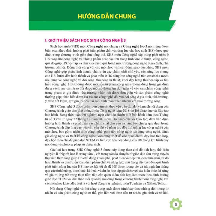 Công Nghệ 3 - SÁCH GIÁO VIÊN - Bộ Chân Trời - Ảnh 2