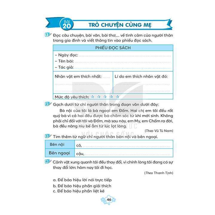 Vở Bài Tập Tiếng Việt 3 - Tập 1 - Bộ Kết Nối - Ảnh 4