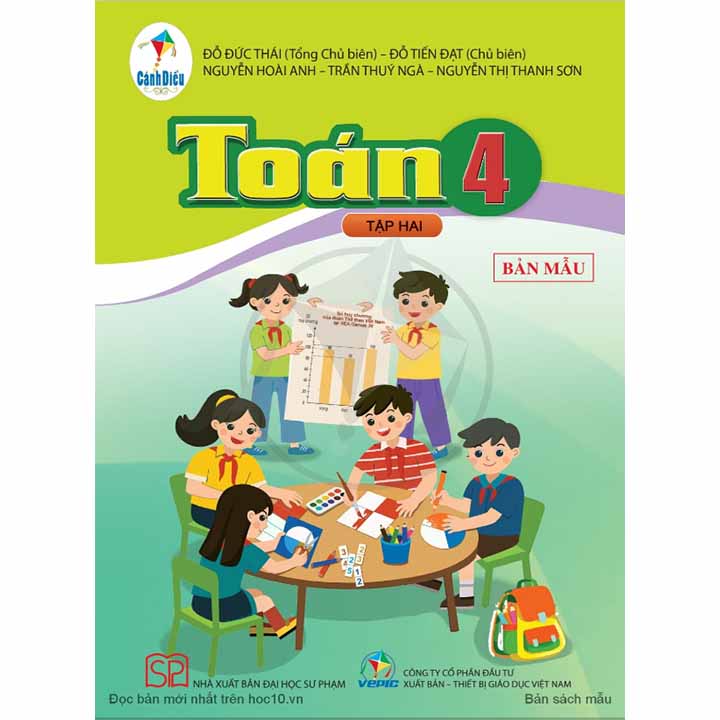 Toán 4 - Tập 2 - Bộ Cánh Diều