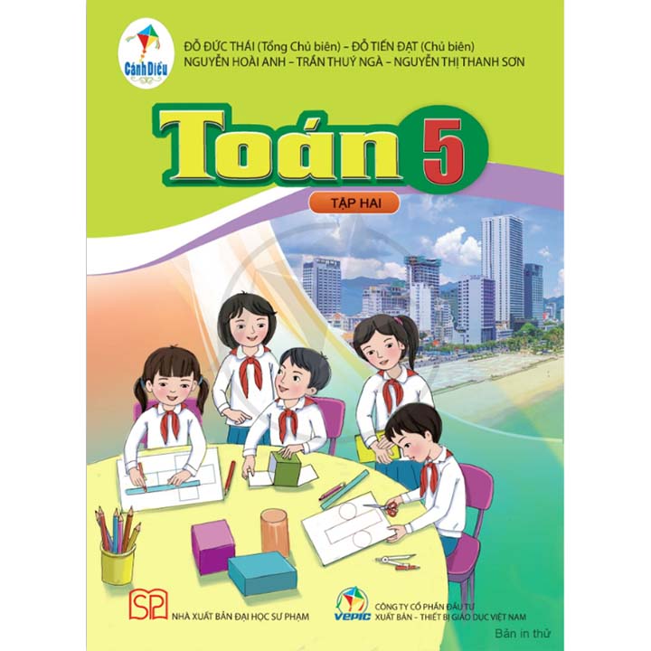 Toán 5 - Tập 2 - Bộ Cánh Diều