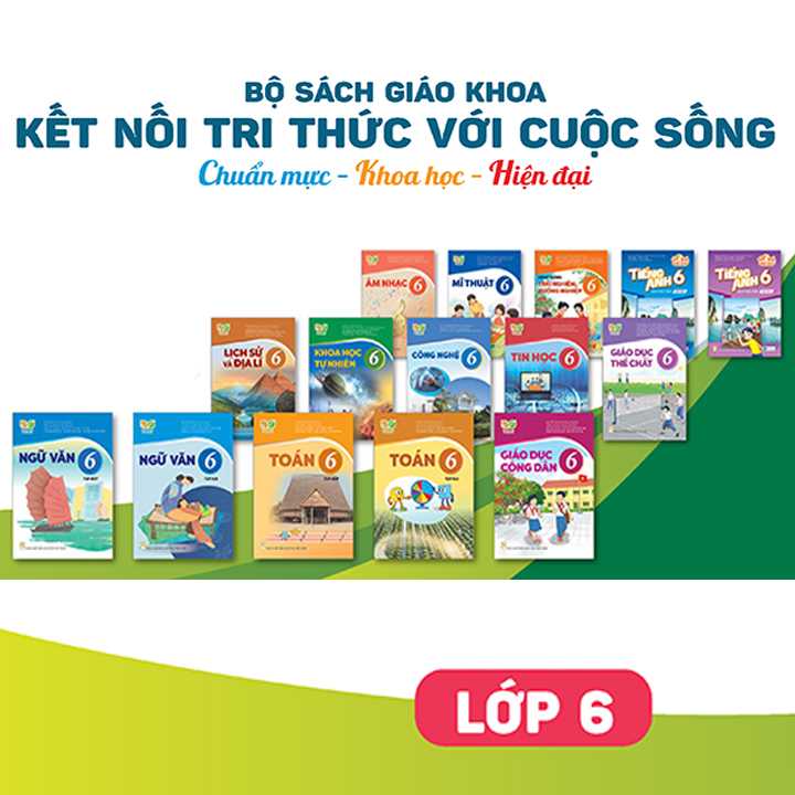 Tri thức không chỉ giới hạn trong sách giáo khoa, mà rất liên quan đến cuộc sống của chúng ta. Bằng cách kết nối tri thức với cuộc sống, sách giáo khoa lớp 6 sẽ giúp các em hiểu những liên kết giữa kiến thức và cuộc sống, hàng ngày.