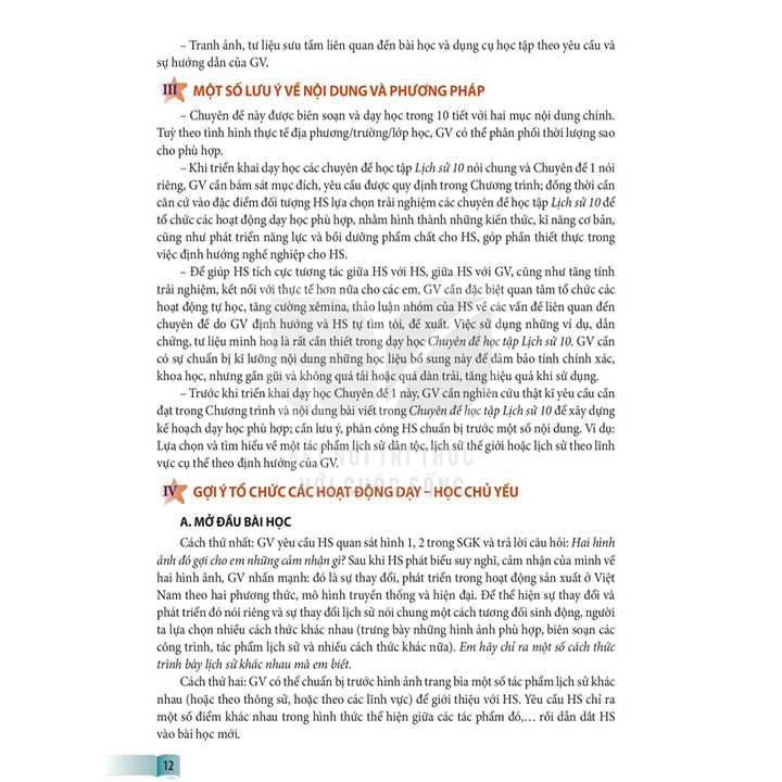 Chuyên Đề Học Tập Lịch Sử 10 - SÁCH GIÁO VIÊN - Bộ Kết Nối - Ảnh 4