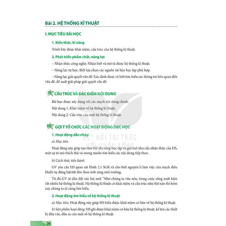 Công Nghệ Thiết Kế Và Công Nghệ 10 SÁCH GIÁO VIÊN - Bộ Kết Nối - Ảnh 4