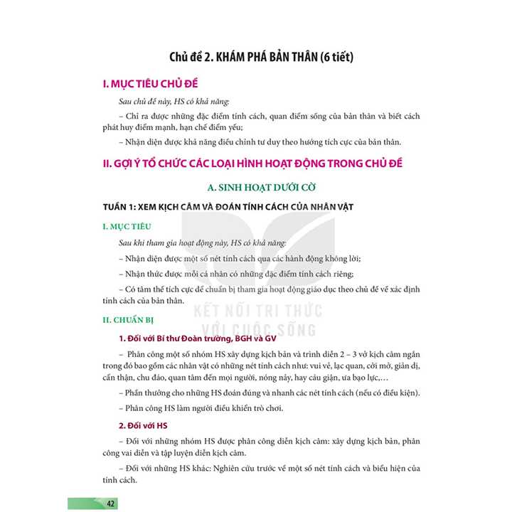 Hoạt Động Trải Nghiệm Hướng Nghiệp 10 - SÁCH GIÁO VIÊN - Bộ Kết Nối - Ảnh 3