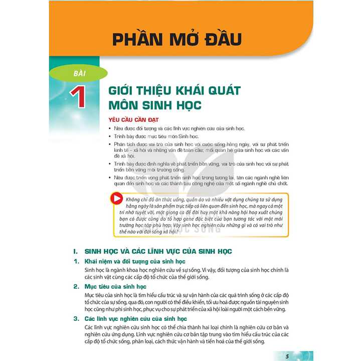 Sinh Học 10 - Bộ Kết Nối - Ảnh 3