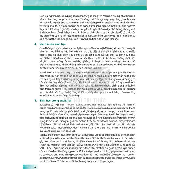 Sinh Học 10 - Bộ Kết Nối - Ảnh 4