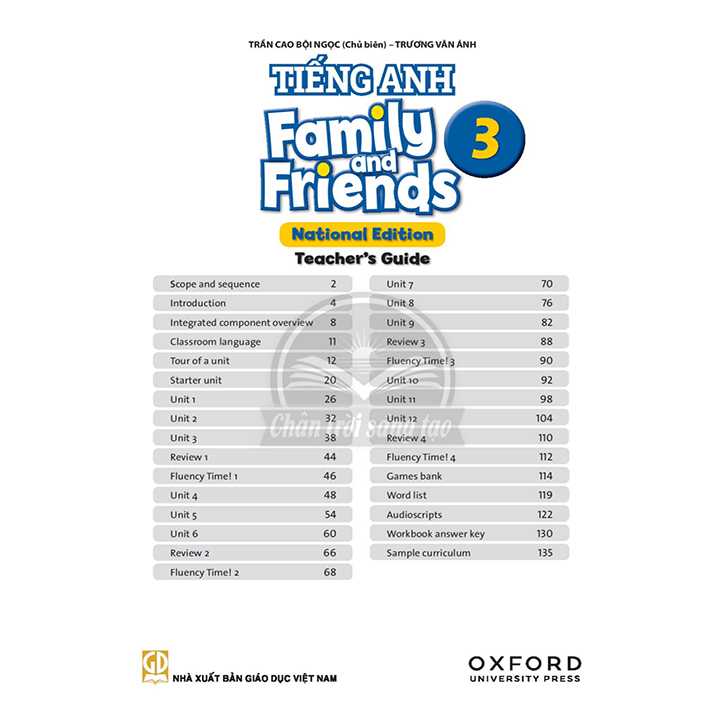 Tiếng Anh Family And Friends 3 - SÁCH GIÁO VIÊN - Bộ Chân Trời