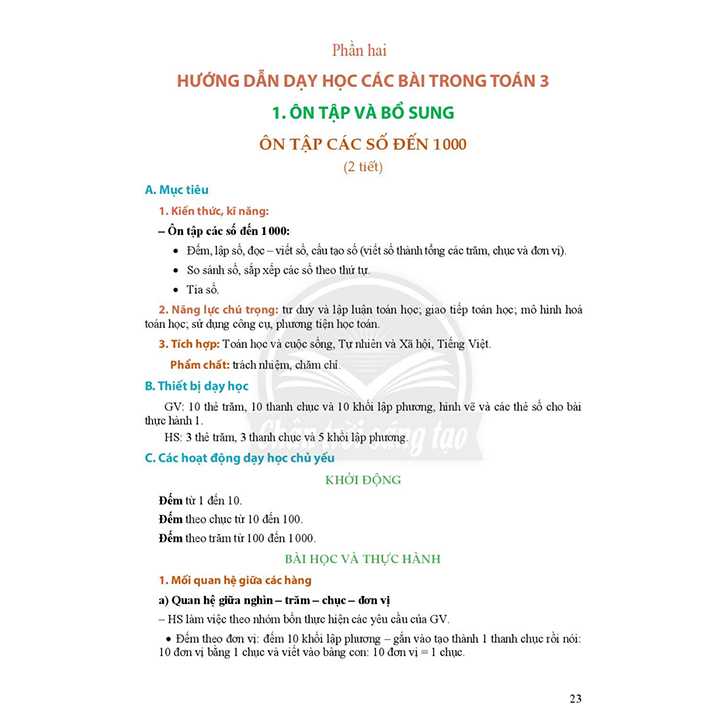 Toán 3 - SÁCH GIÁO VIÊN - Bộ Chân Trời