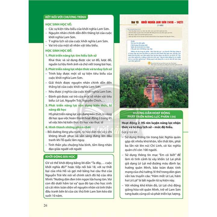 Lịch Sử 7 - SÁCH GIÁO VIÊN - Bộ Chân Trời - Ảnh 5