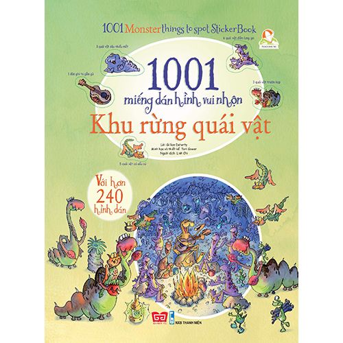 1001 Miếng Dán Hình Vui Nhộn - Khu Rừng Quái Vật