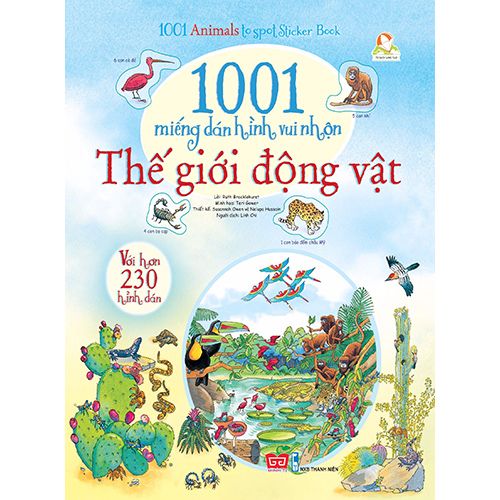 1001 Miếng Dán Hình Vui Nhộn - Thế Giới Động Vật