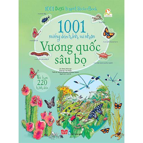 1001 Miếng Dán Hình Vui Nhộn - Vương Quốc Sâu Bọ