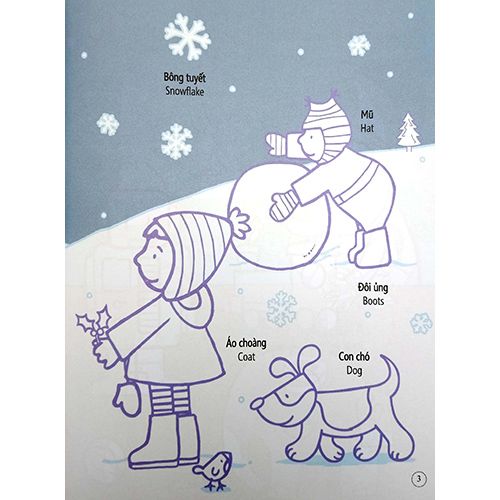 Tô Màu Bóc Dán - Giáng Sinh - Christmas - Ảnh 4