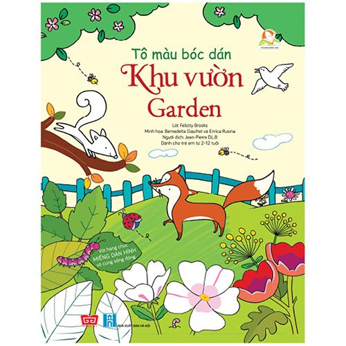 Tô Màu Bóc Dán - Khu Vườn - Garden