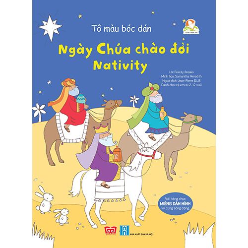 Tô Màu Bóc Dán - Ngày Chúa Chào Đời - Nativity