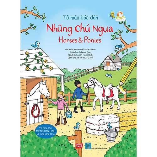 Tô Màu Bóc Dán - Những Chú Ngựa - Horses & Ponies