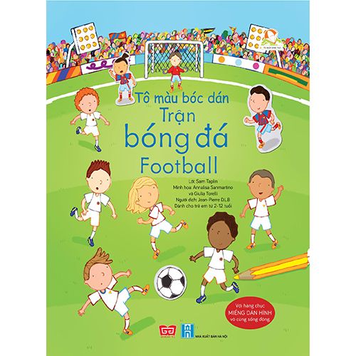 Tô Màu Bóc Dán - Trận Bóng Đá - Football