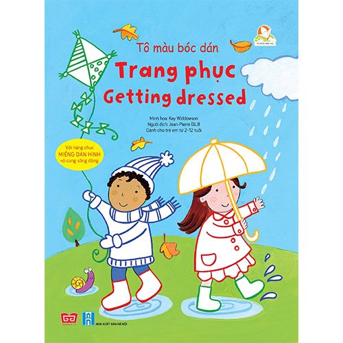 Tô Màu Bóc Dán - Trang Phục - Getting Dressed