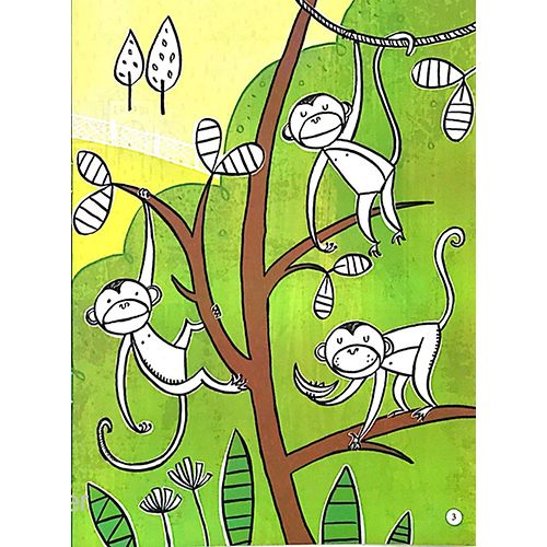 Tô Màu Bóc Dán - Vườn Bách Thú - Zoo - Ảnh 2