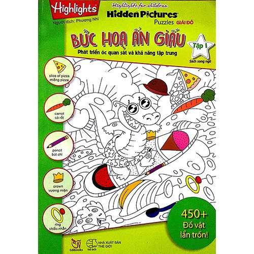 Bức Họa Ẩn Giấu - Phát Triển Óc Quan Sát Và Khả Năng Tập Trung - Tập 1