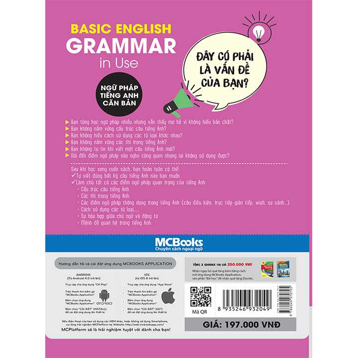 Basic English Grammar In Use - Ngữ Pháp Tiếng Anh Căn Bản - Giải Mã Cách Học Ngữ Pháp Tiếng Anh Hiệu Quả (Bìa Hồng) - Ảnh 2