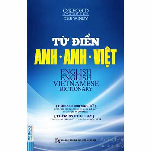 Từ Điển Anh - Anh - Việt (Bìa Mềm - Đen)