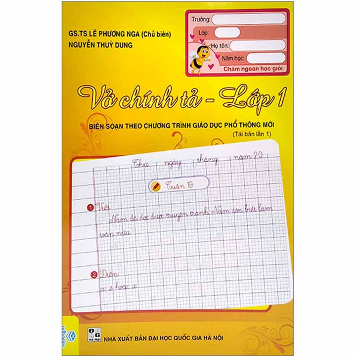 Vở Chính Tả - Lớp 1 (Biên Soạn Theo Chương Trình Giáo Dục Phổ Thông Mới)