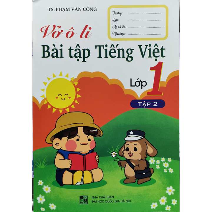 Vở Ô Li Bài Tập Tiếng Việt Lớp 1 - Tập 2