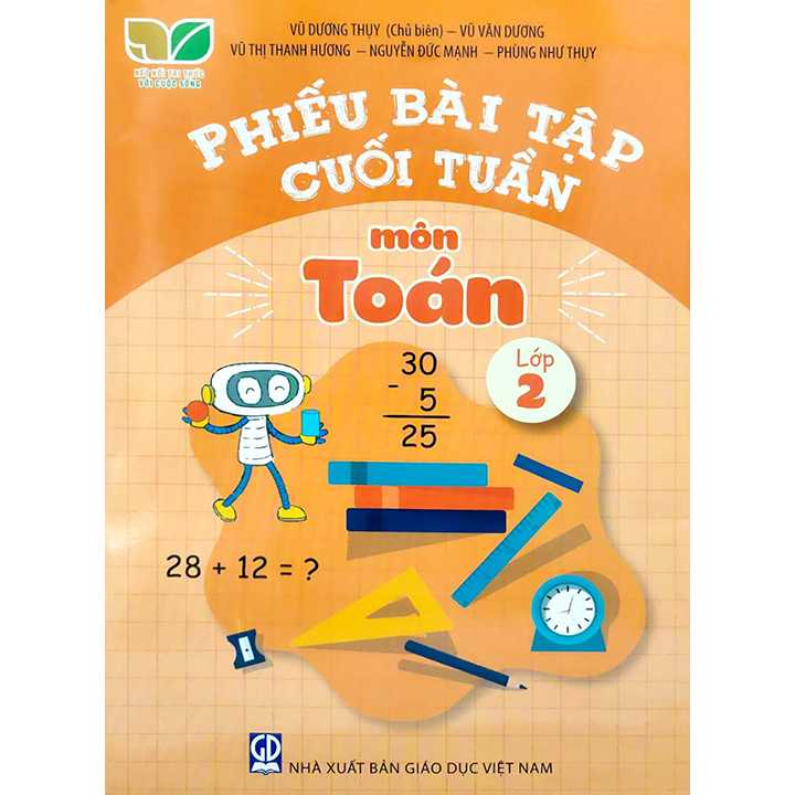 Phiếu Bài Tập Cuối Tuần Môn Toán Lớp 2 - Bộ Kết Nối