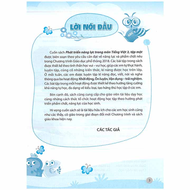 Phát Triển Năng Lực Trong Môn Tiếng Việt 3 - Tập 1 - Kết Nối Tri Thức Với Cuộc Sống - Ảnh 2