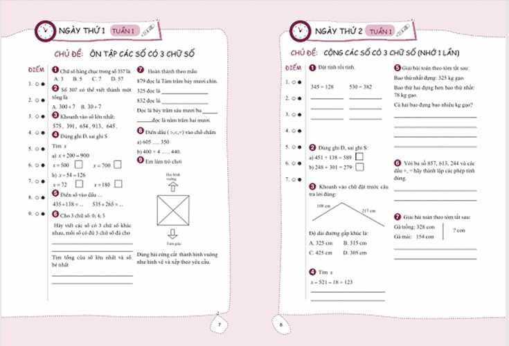 99 Ngày Em Giỏi Toán Lớp 3 - Ảnh 2